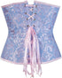 Ladies Classic Elegant Flower Tapestry Brocade Underbust Corset