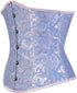 Ladies Classic Elegant Flower Tapestry Brocade Underbust Corset