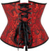 Ladies Classic Elegant Flower Tapestry Brocade Underbust Corset