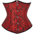 Ladies Classic Elegant Flower Tapestry Brocade Underbust Corset