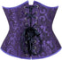 Ladies Classic Elegant Flower Tapestry Brocade Underbust Corset