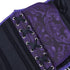 Ladies Classic Elegant Flower Tapestry Brocade Underbust Corset