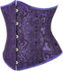 Ladies Classic Elegant Flower Tapestry Brocade Underbust Corset