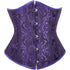 Ladies Classic Elegant Flower Tapestry Brocade Underbust Corset