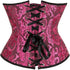 Ladies Classic Elegant Flower Tapestry Brocade Underbust Corset