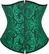 Ladies Classic Elegant Flower Tapestry Brocade Underbust Corset