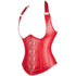 Leather Halter Cupless Rivet Steampunk Underbust Corset with Buckles