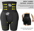 Men's High Waist Boxers Briefs Butt Lifter Shaper Shapewear Foam Padded Panties