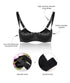 Women's Floral Lace Lingerie Bras Half Cups Push Up Shelf Demi Balconette Bralette Crop Tops