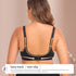 Women's Lace Underwire Support Minimizer Bras Back Smoothing Classic Push Up Bra