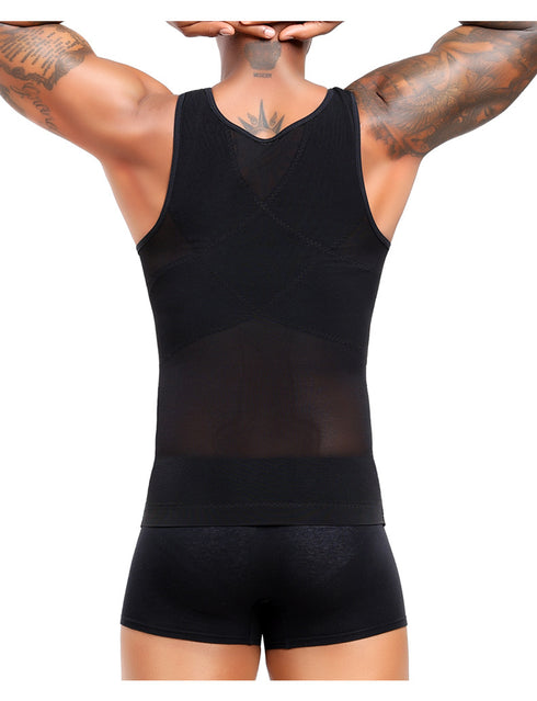 Original Men's Chest Compression Shirt to Hide Gynecomastia Moobs Shapewear