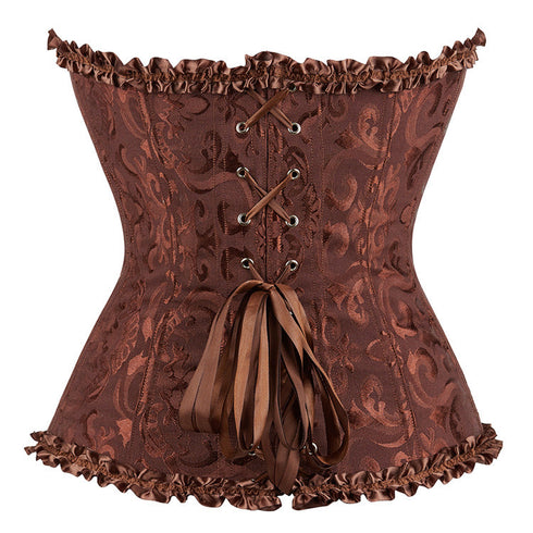 Women's Corset Bustier Top Sexy Lingerie Sets Black Red Overbust