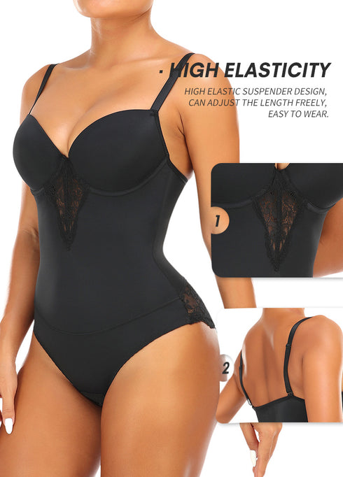 Shapewear for Women Tummy Control Thong Body Shaper Sculpting Snatched Waist Body Suit