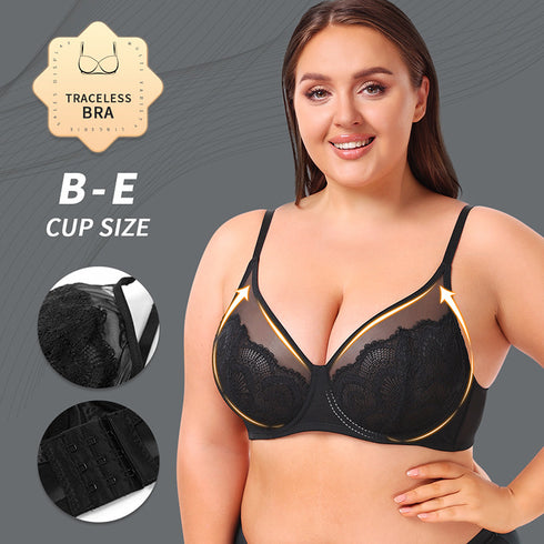 Women's Lace Push Up Bra Everyday Bras Adjustable Straps Comfort Bralettes