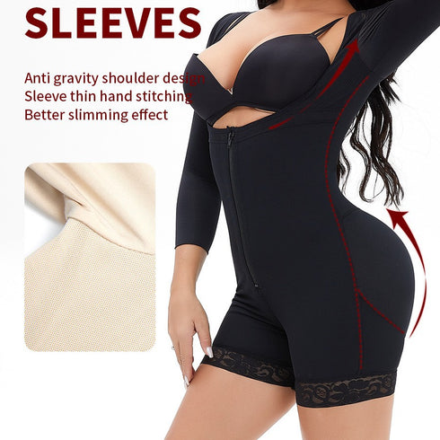 Fajas Colombianas Shapewear for Women Postpartum Body Shaper Butt Lifter Bodysuit