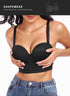 Push Up Bras for Women Top Bustier Padded Underwire Bra Add One Cup