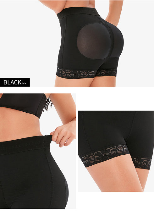 Women Butt Pads Shapewear Shorts Booty Padding Lace Panties Butt Lifter Hip Enhancer