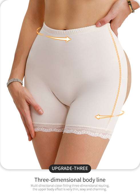 Women's Butt Lifter Lace Boy Shorts Body Shaper Panties Boyshorts Underwear