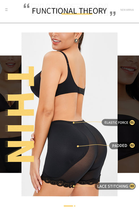 Women Shapewear with Butt Pads Hip Enhancer Padded Underwear Fake Butt Shaper Panties
