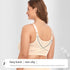 Women's Full Back Bras for Senior Lady with Scoliosis Comfortable Front Hook Posture Bra