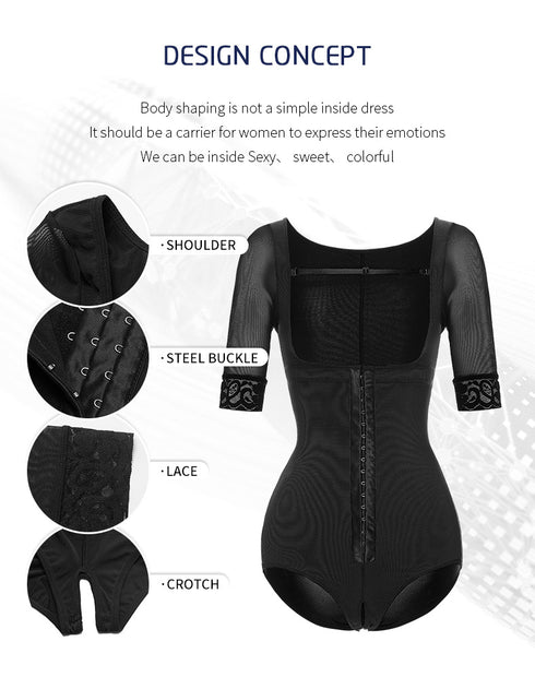 Plus Size Fajas Colombianas Moldeadoras High Compression Tummy Control Shapewear