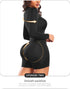Women Long Sleeve Workout Jumpsuit Romper Bottom Shorts Bodysuit Bodycon One Piece