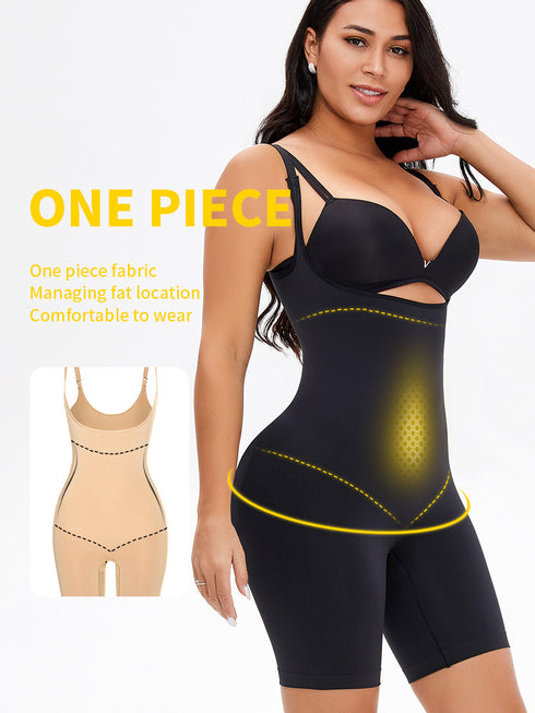 Open Bust Shapewear Bodysuits for Women Seamless Compression Body Shaper
