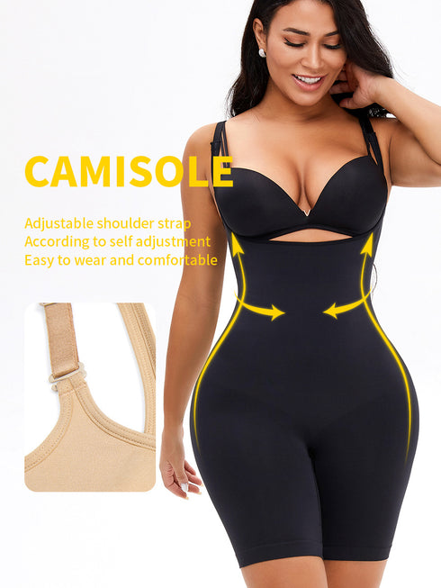 Open Bust Shapewear Bodysuits for Women Seamless Compression Body Shaper