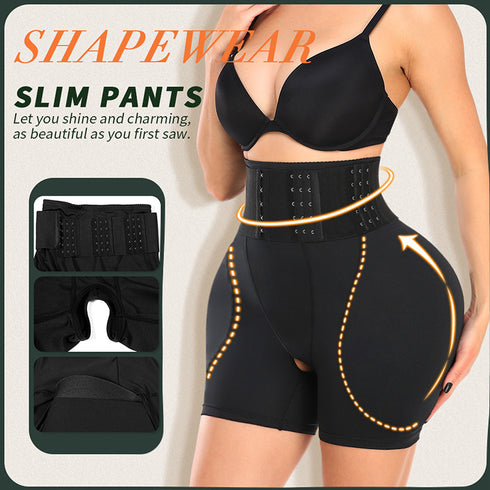Body Shaper for Women Butt Lifting Shapewear Tummy Control with Hook Zipper Closure