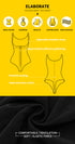Fajas Colombianas Thong Bodysuit for Women Tummy Control Shapewear Body Shaper Compression Garment