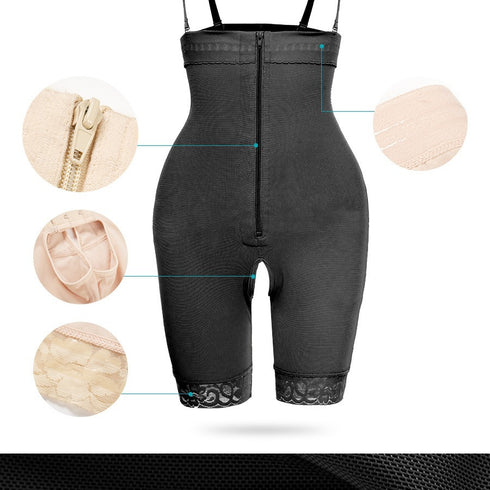 Women Fajas Colombianas Shapewear Postpartum Butt Lifter Bodysuit Tummy Control Body Shaper
