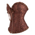 Women's Corset Bustier Top Sexy Lingerie Sets Black Red Overbust