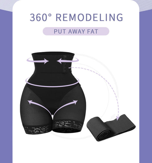 Shapewear Women Tummy Control Body Shaper Shorts With Hook Butt Lifter Panties Panties