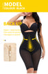 Womens Shapewear Tummy Control Zipper Body Shaper Bodysuit Butt Lift Shorts Knee Length