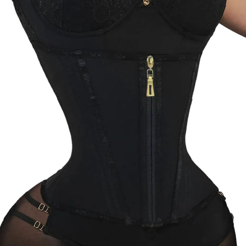 Waist Trainer for Women Tummy Control Workout Waist Shapewear Postpartum Body Shaper with Zipper Hook