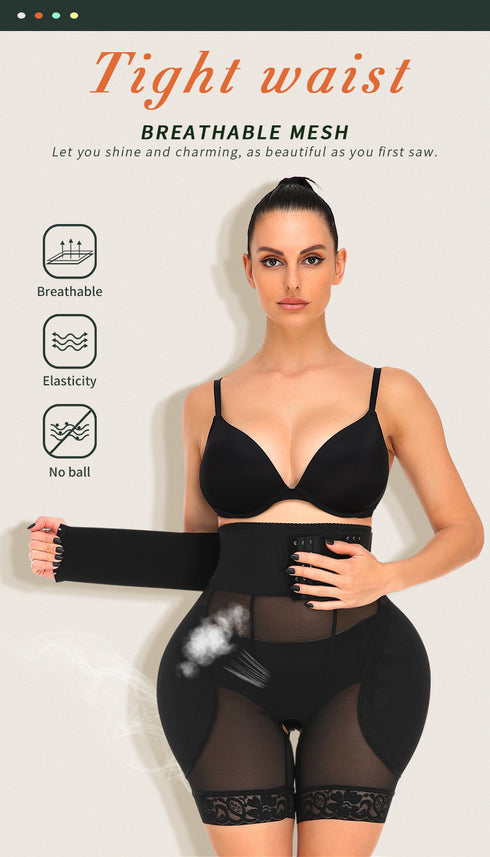 Shapewear for Women Hip Enhancer Booty Breathable Panties Double Compression Bodysuit Butt Lifter