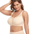 Women's Full Back Bras for Senior Lady with Scoliosis Comfortable Front Hook Posture Bra