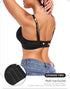 Women's Deep Plunge Bra Convertible Push up Low Cut Seamless Wireless Bra
