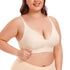 Front Closure Bras for Older Women Post-Surgery Wireless Bra No Underwire
