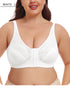 Front Buckle Bra Oversized Underwear Front Buckle Lace Bras Wireless Thin Mold Cup