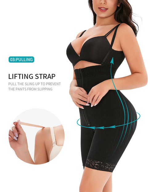 Women Fajas Colombianas Shapewear Postpartum Butt Lifter Bodysuit Tummy Control Body Shaper