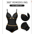 Shapewear Bodysuits for Women Thong Body Suit Deep V Neck Top Body Shaper