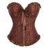 Women's Corset Bustier Top Sexy Lingerie Sets Black Red Overbust