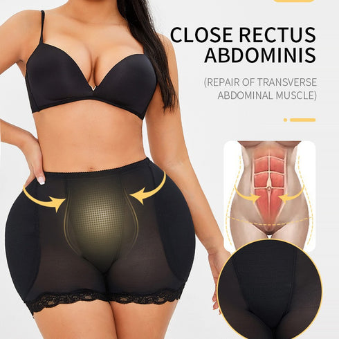 Women Shapewear with Butt Pads Hip Enhancer Padded Underwear Fake Butt Shaper Panties