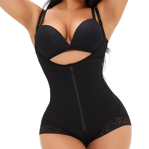 Fajas Colombianas Shapewear for Women Postpartum Tummy Control Body Shaper Butt Lifter Bodysuit