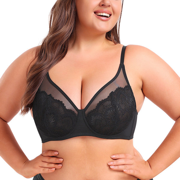 Women's Lace Push Up Bra Everyday Bras Adjustable Straps Comfort Bralettes