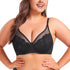 Women's Lace Push Up Bra Everyday Bras Adjustable Straps Comfort Bralettes