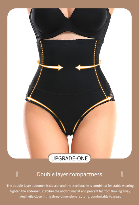 Women’s Plus Size Hi-Waist Briefs Firm Control Postpartum Girdle Shorts