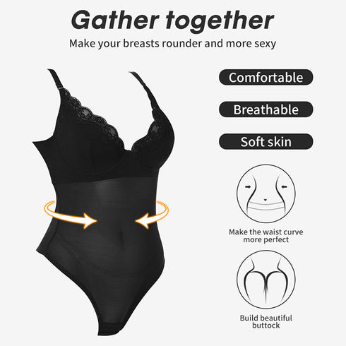 Shapewear for Women Tummy Control Fajas Colombianas Body Shaper Large Size Tights Straps Jumpsuit