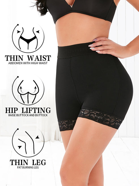 Women Butt Pads Shapewear Shorts Booty Padding Lace Panties Butt Lifter Hip Enhancer